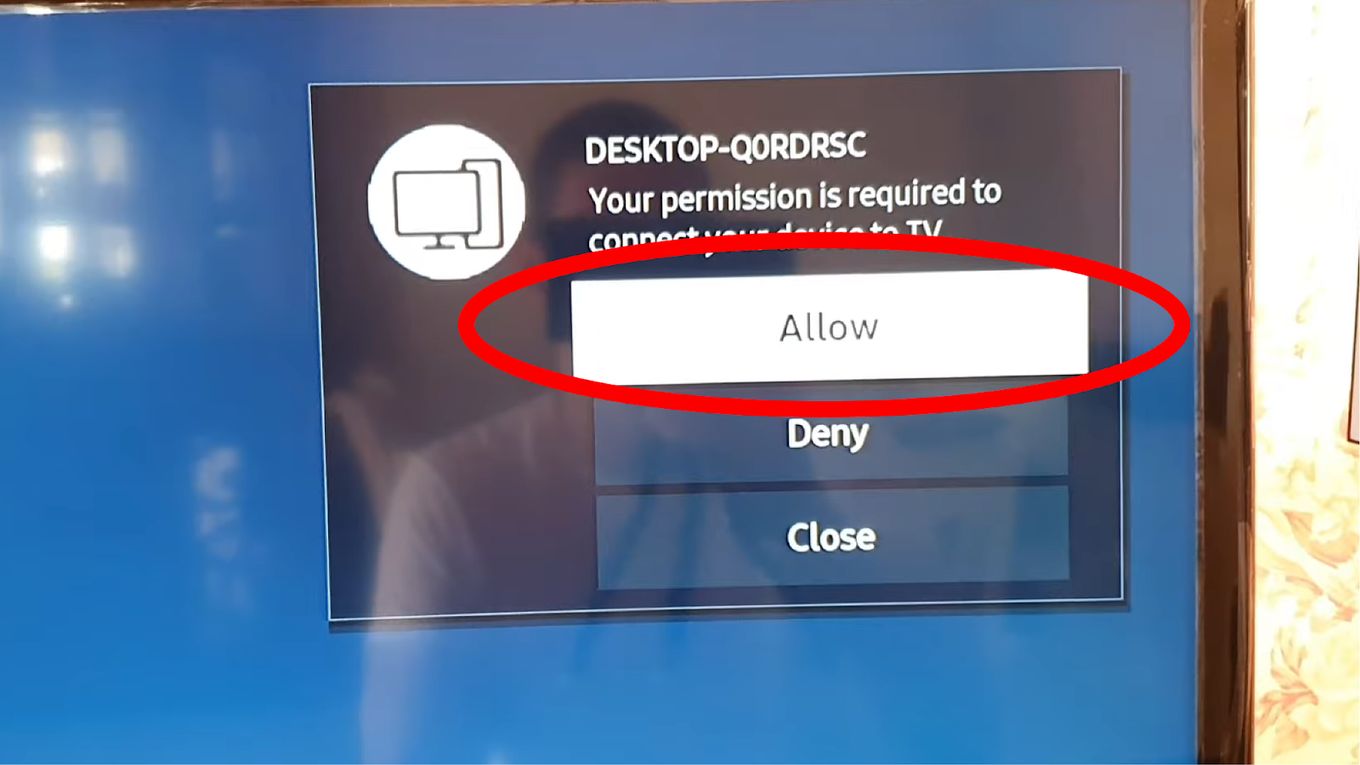 Allow Connect To Your PC - Samsung TV