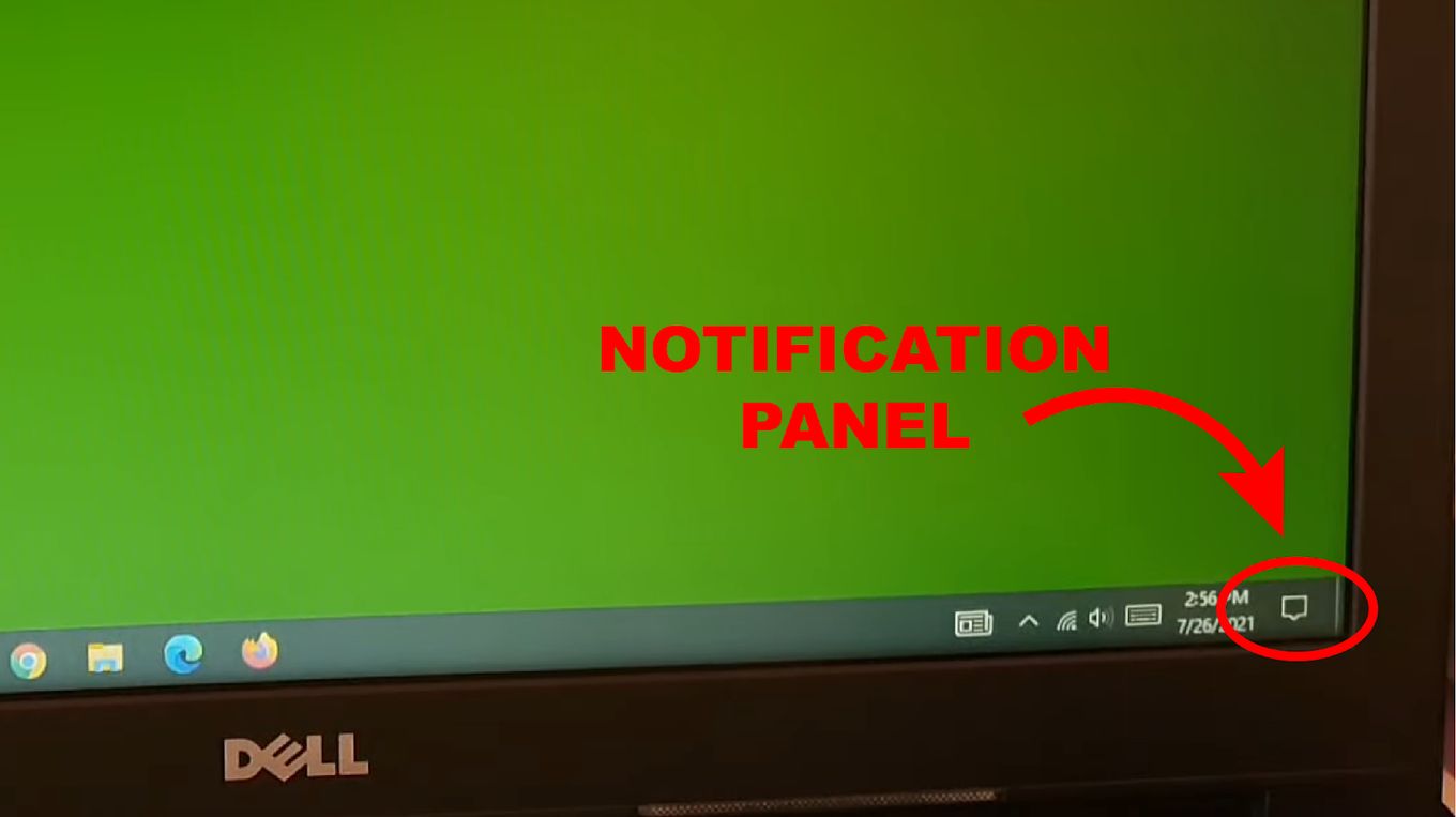 Notification Panel Windows 10 Samsung TV