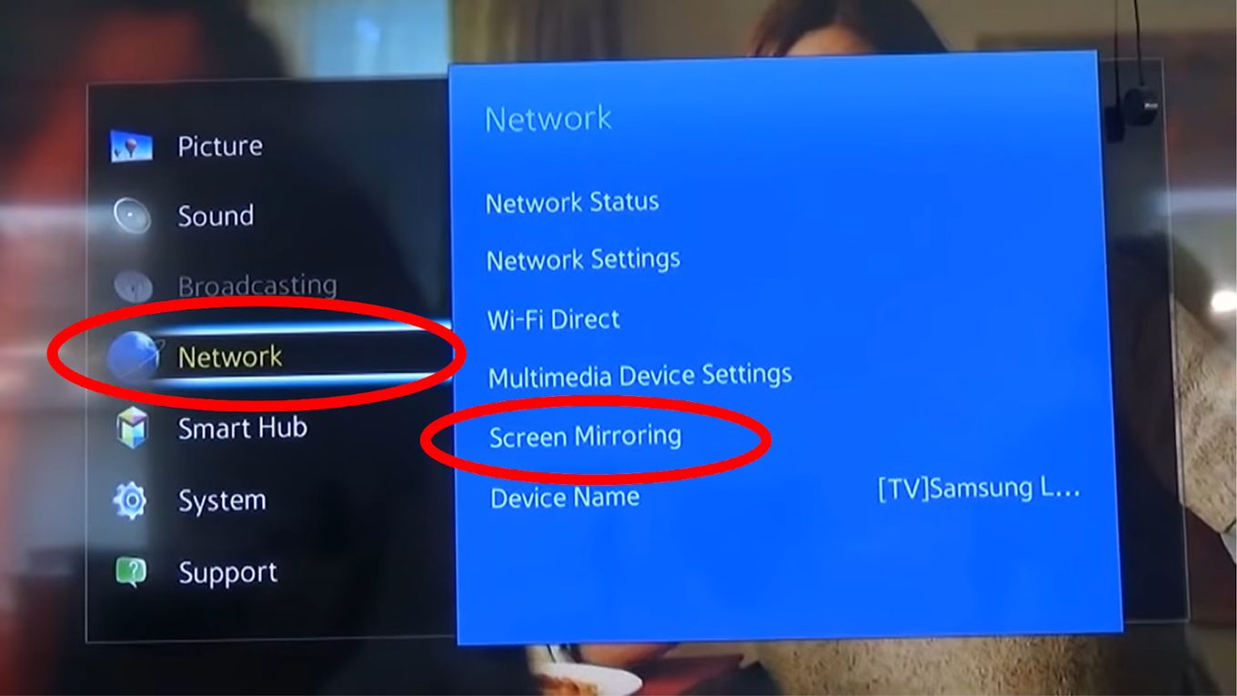 Screen Mirroring - Samsung TV