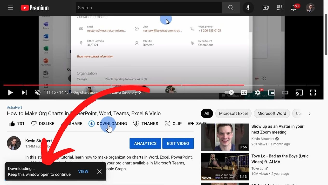 Wait for Download Video - YouTube Premium Chromebook