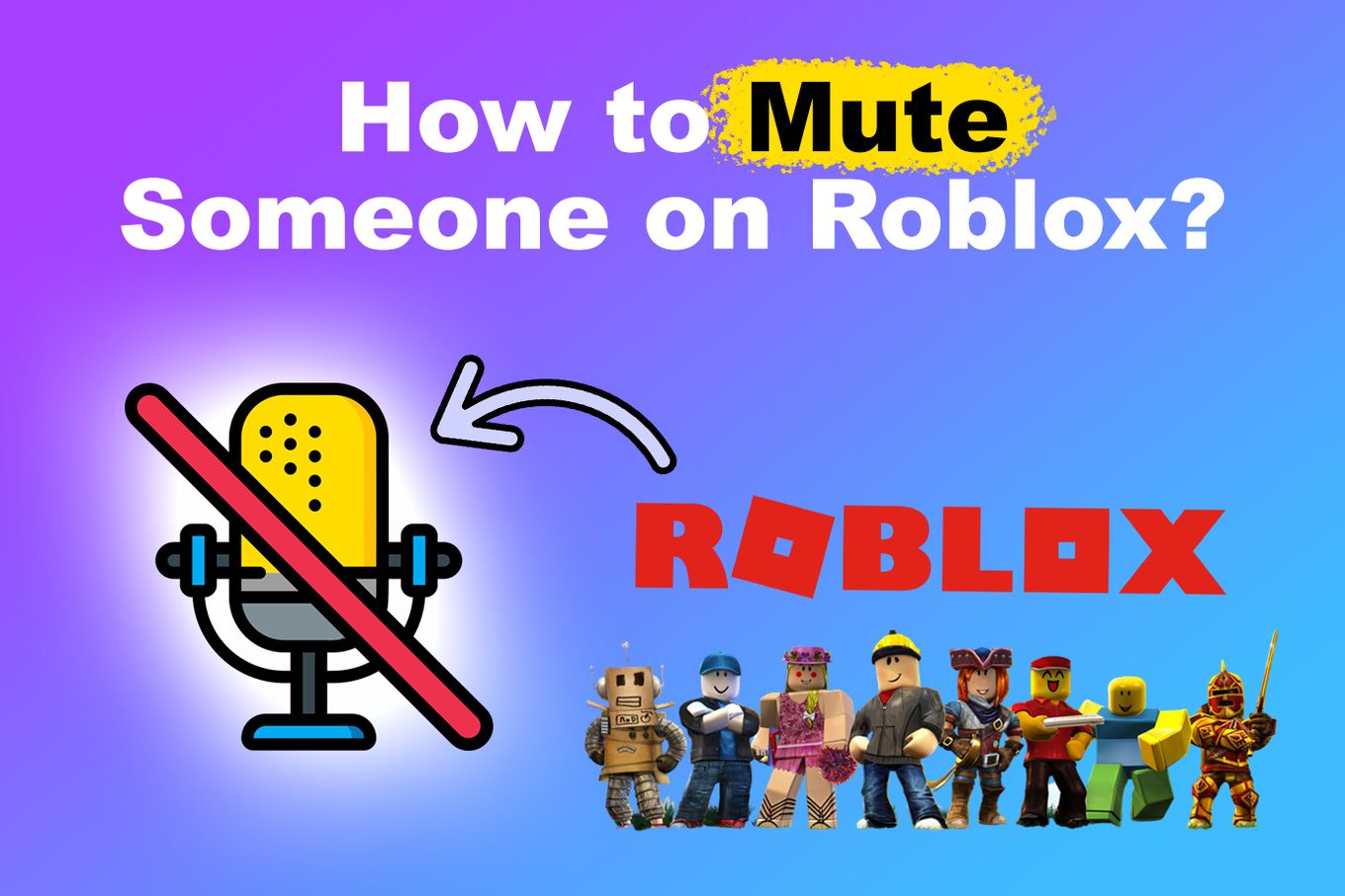 How To Mute Someone on Roblox