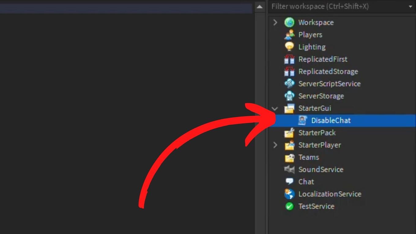 Rename Local Script - Roblox Studio Disable Chat