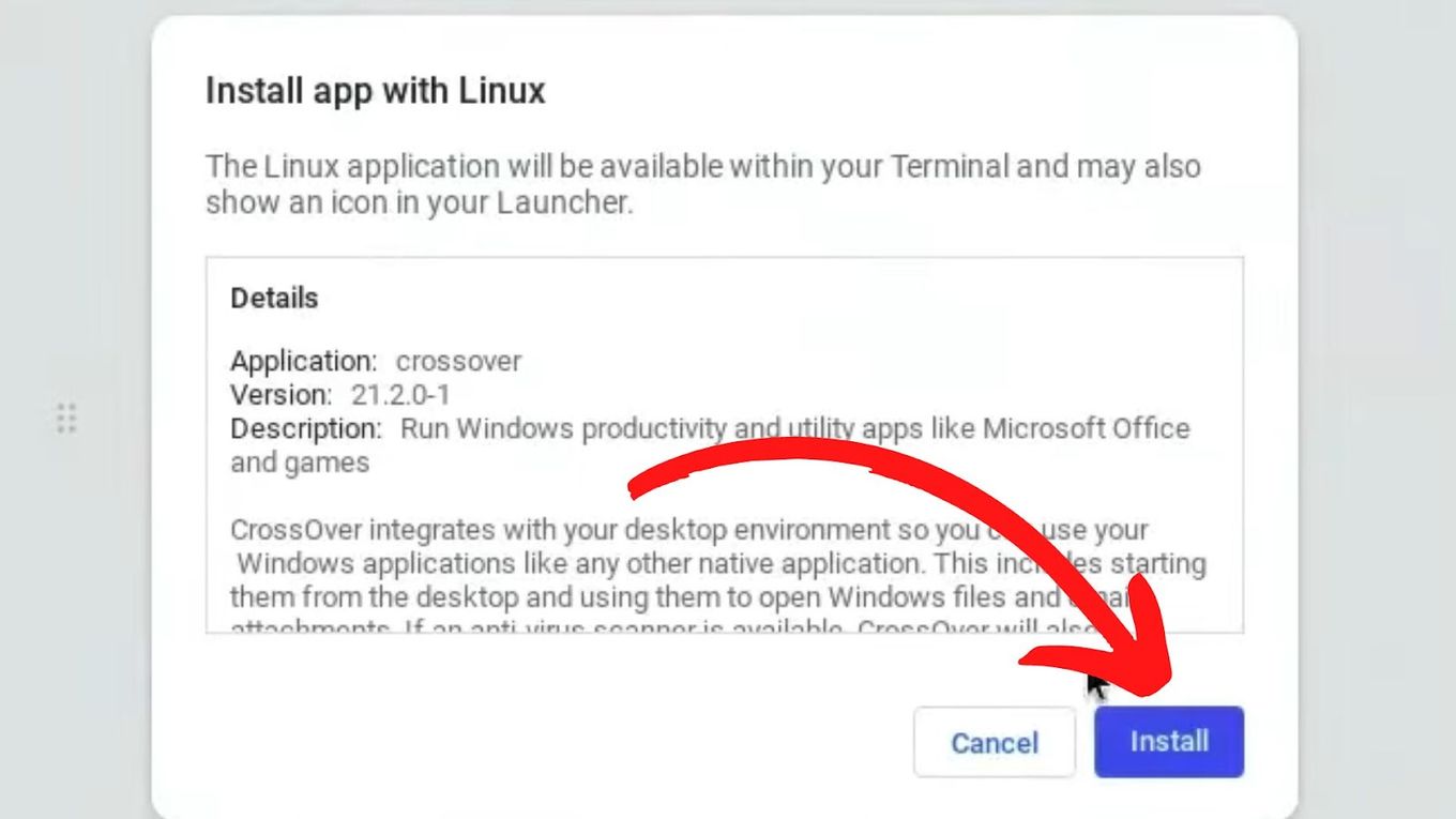 Install Crossover - Exe Chromebook Crossover