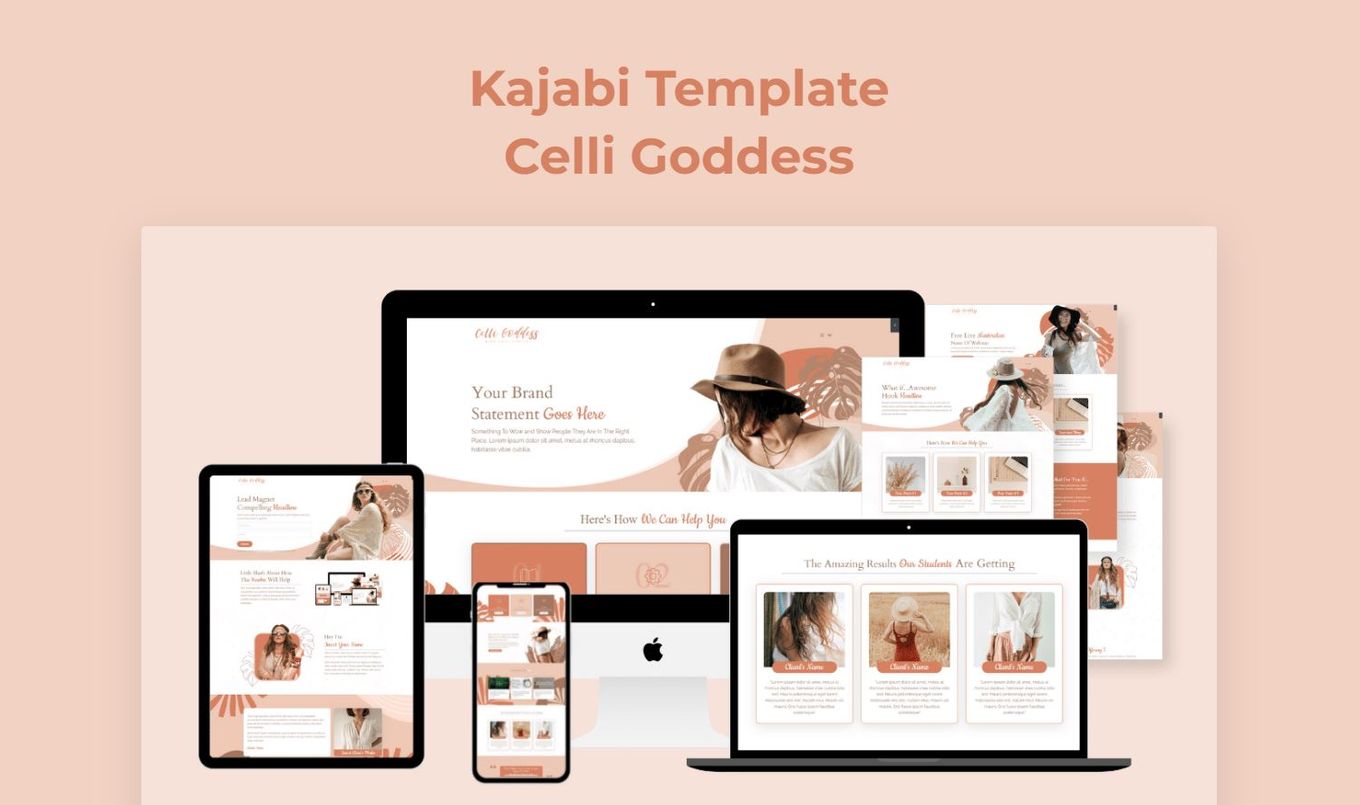 Kajabi Templates - Celli Goddess