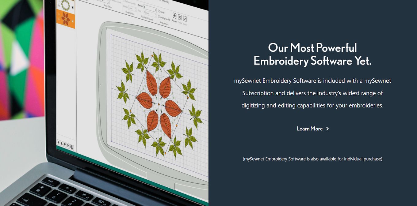 Embroidery Software Mac - mySewnet