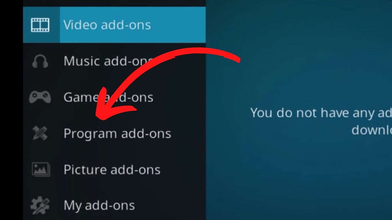 Program Add-ons - Run Chrome Kodi