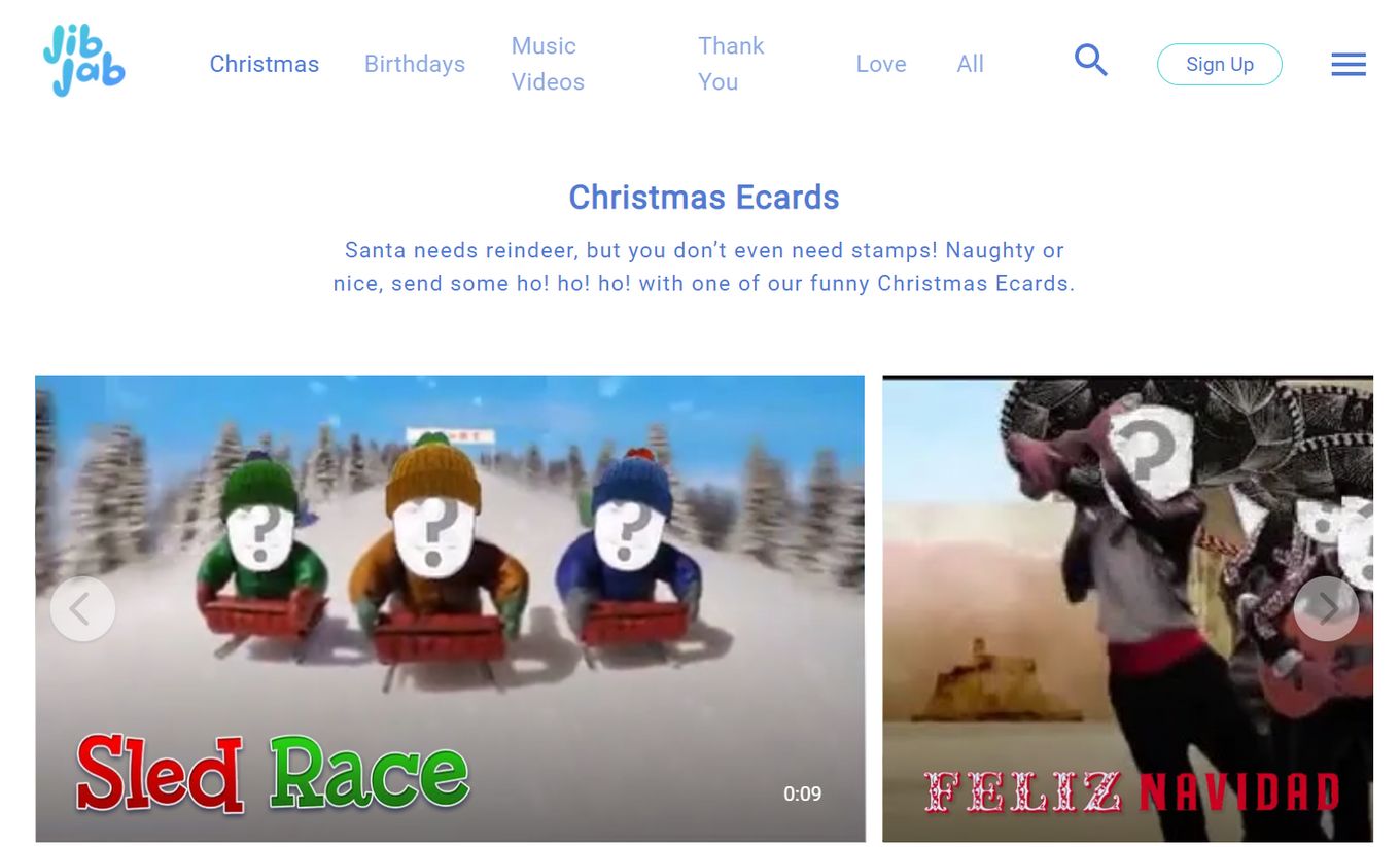 Christmas eCard Website
