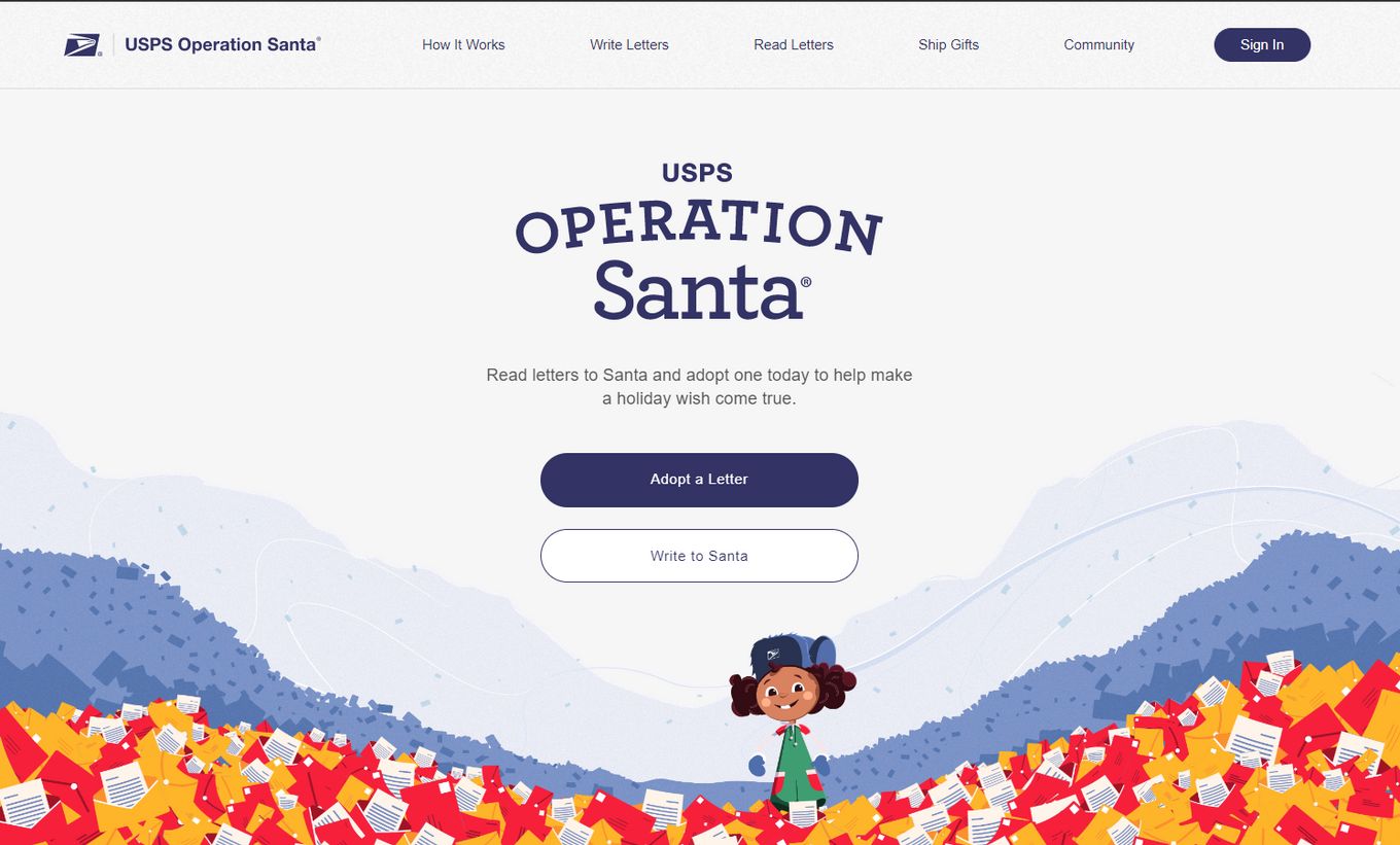 Operation Santa - Christmas Websites