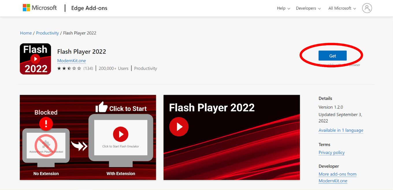 This Flash Player emulator lets you securely play your old games