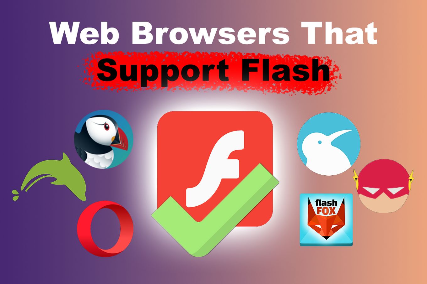 Browser web yang mendukung flash