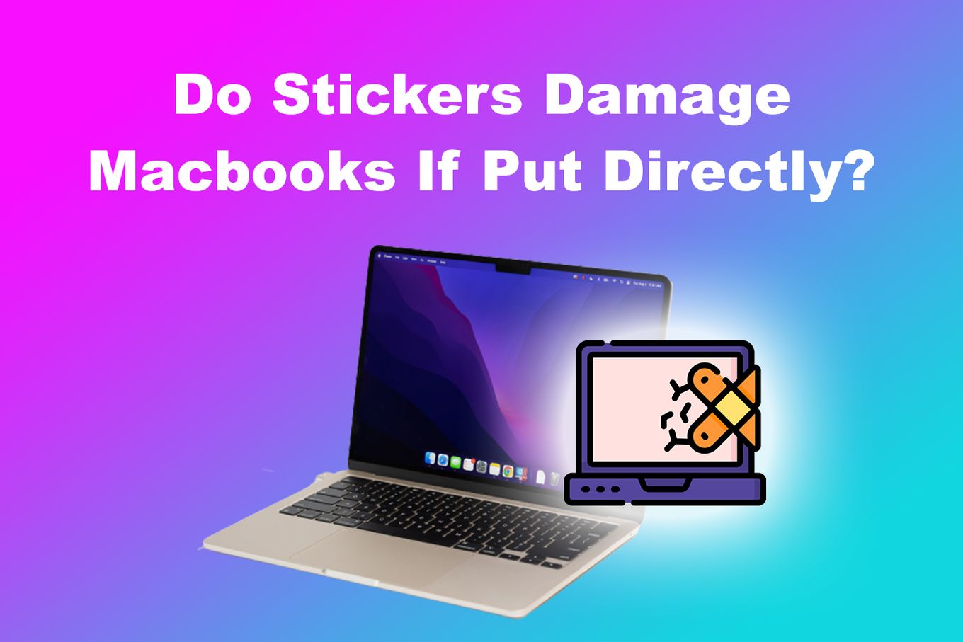 Removing stickers from my MacBook Pro