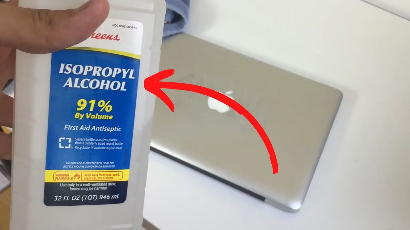 Remove Stickers From MacBook - Solvents