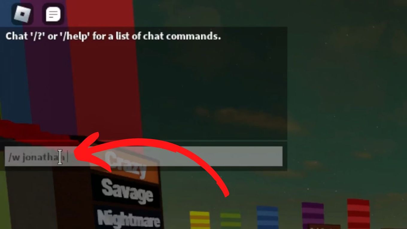 Type Command - Whisper In Roblox