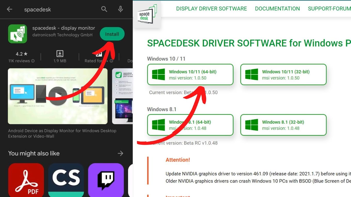 Download And Install - Spacedesk Chromebook