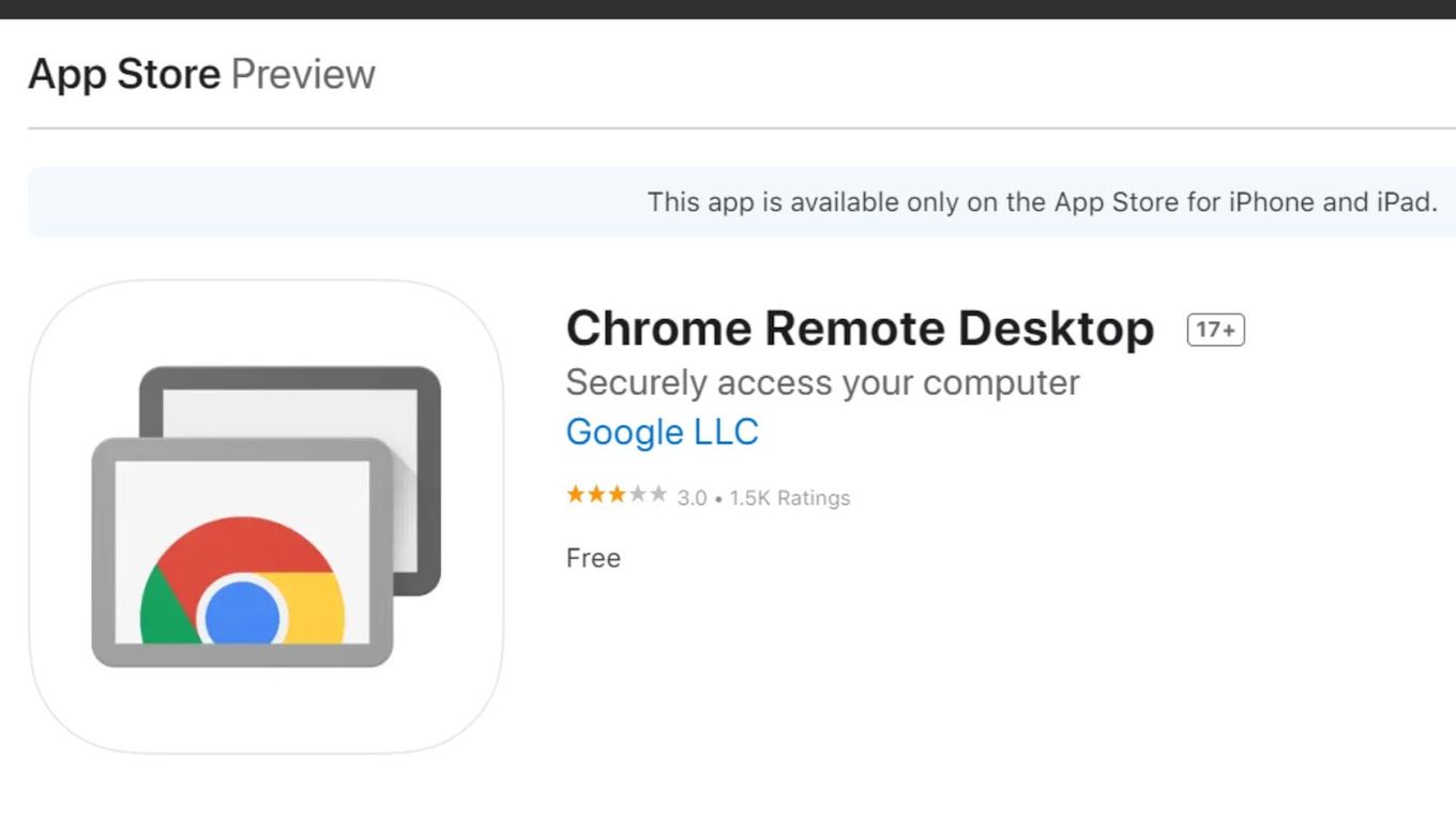 Google Chrome on the App Store