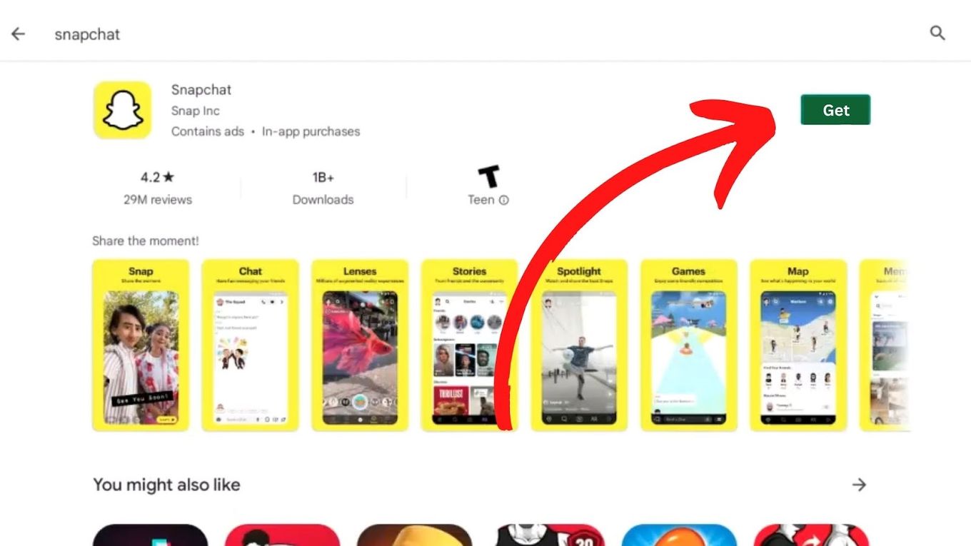 Get Snapchat On Your Chromebook by Downloading It