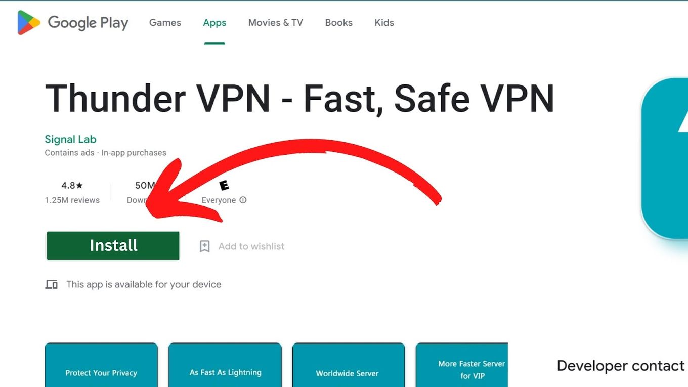 Snapchat on School Chromebook VPN - Step 3