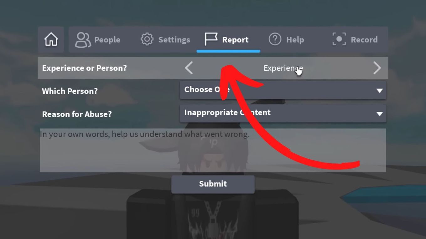 How To Ban Someone On Roblox - Step 2