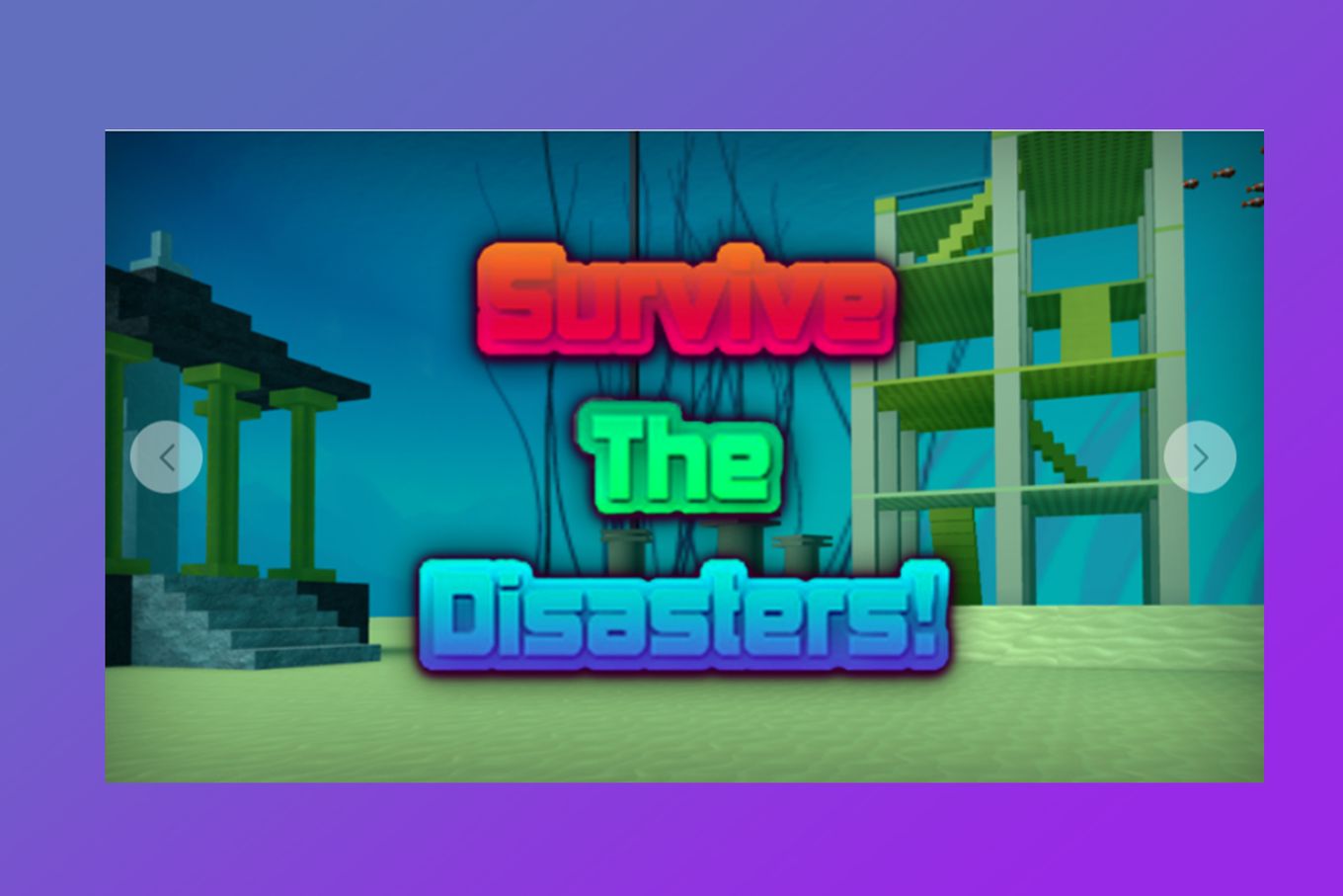 Classic Roblox Games - Survive The Disaster