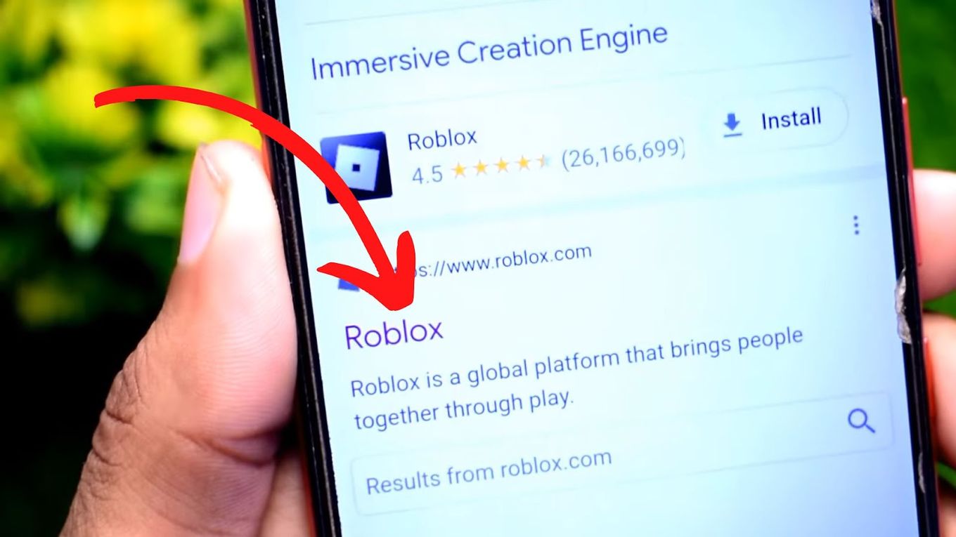 Roblox Website - Find ID Roblox on Mobile