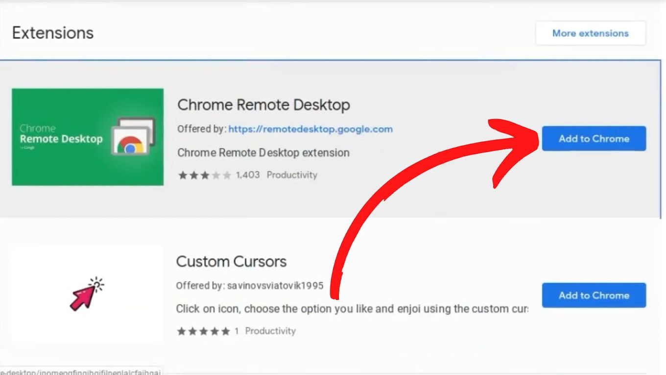 Install - Chrome Remote Desktop