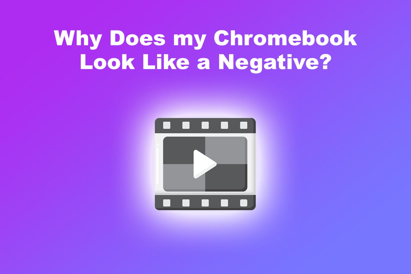 How to invert colors on a Chromebook