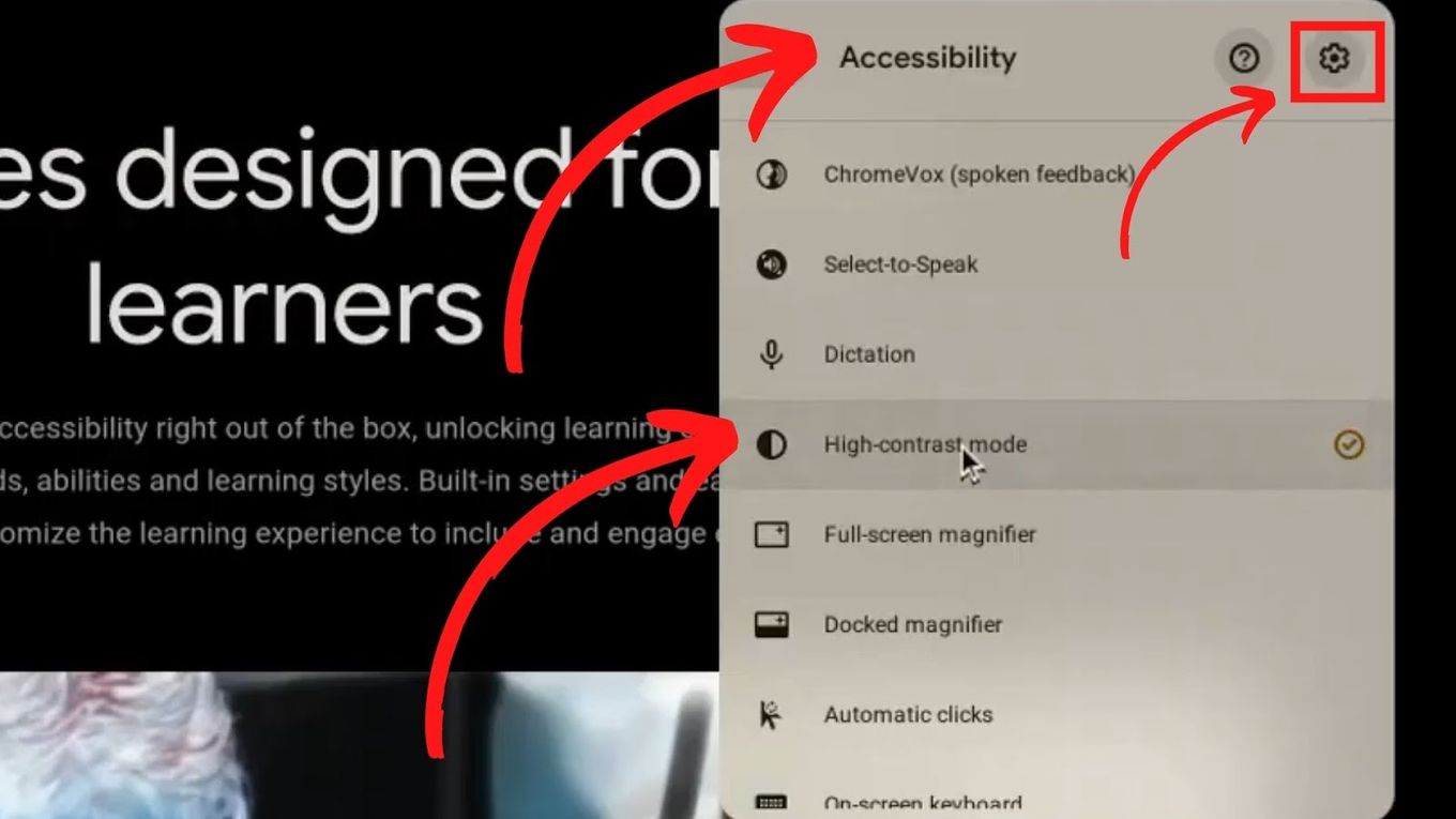 Invert Your Chromebook's Colors: High Contrast Mode And Other Accessibility  Features