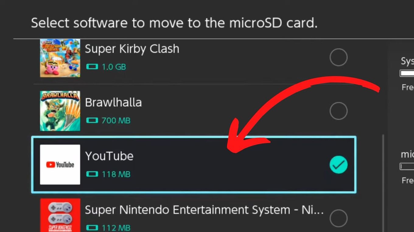 Transfer Games From Switch To SD Step6