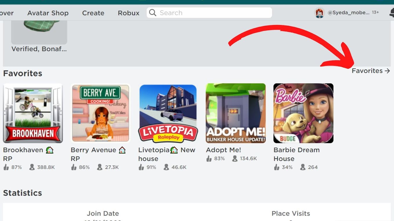 Roblox: Image Gallery (List View)