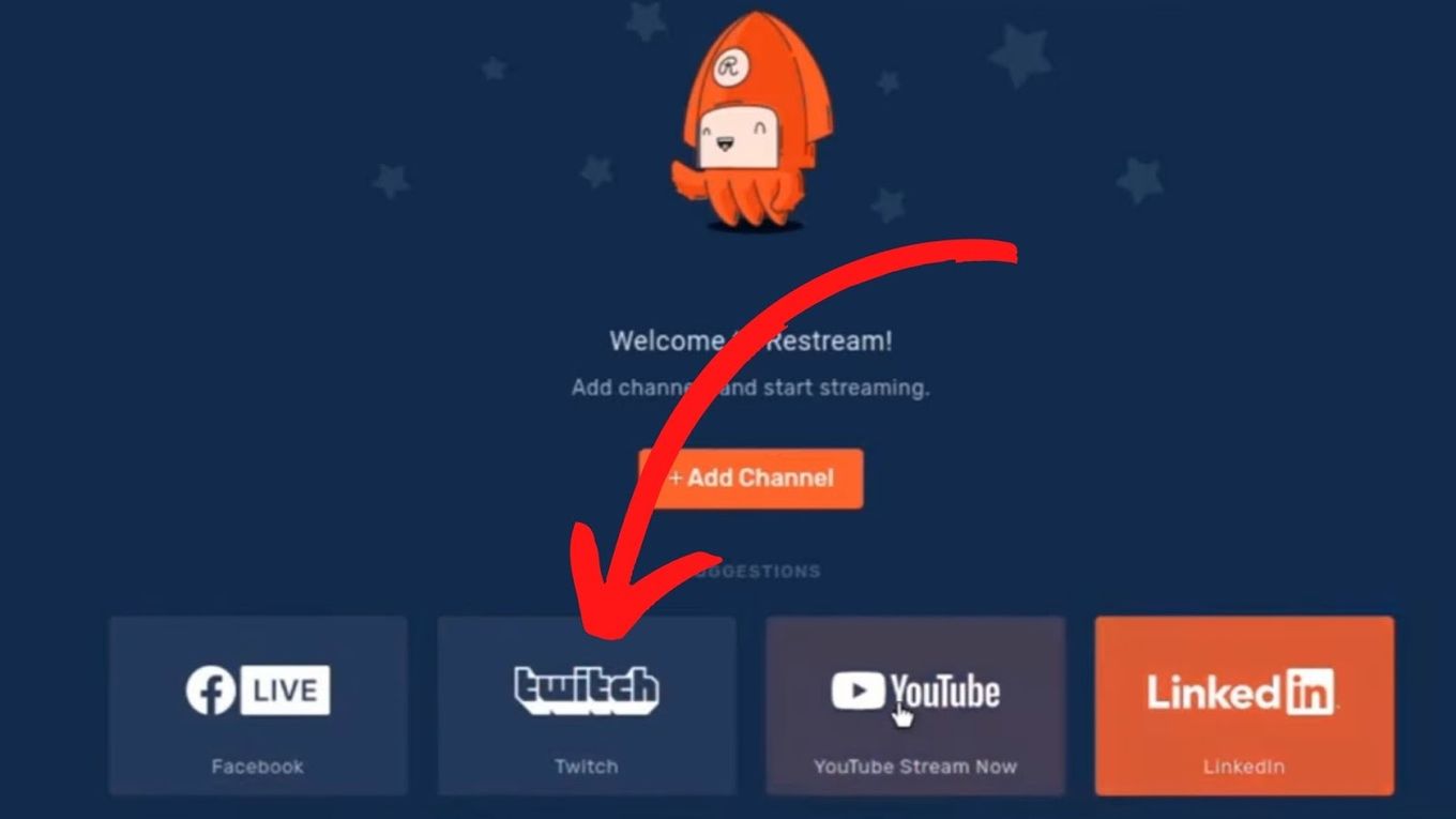  Select Channel - Twitch On Chromebook Restream