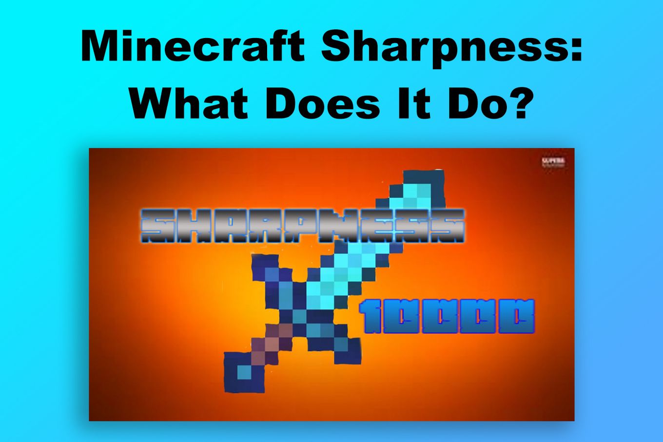 Smite vs Sharpness - Minecraft Sharpness