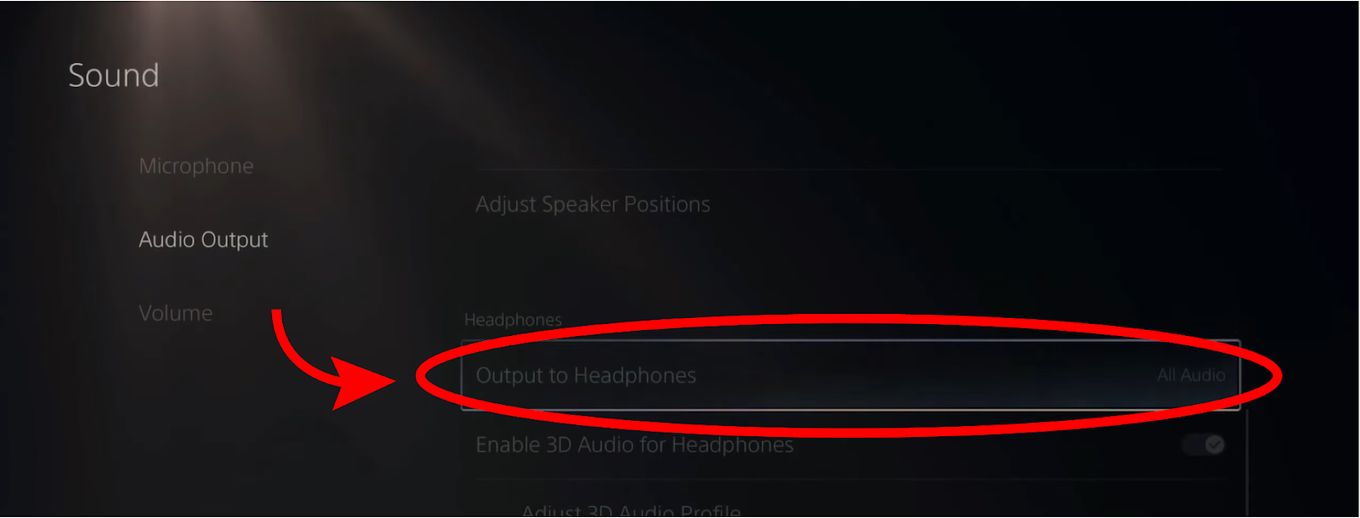 Ps4 output audio online to headphones and tv