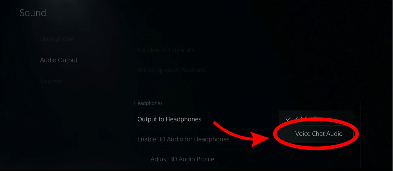 Volume and audio output xbox online one