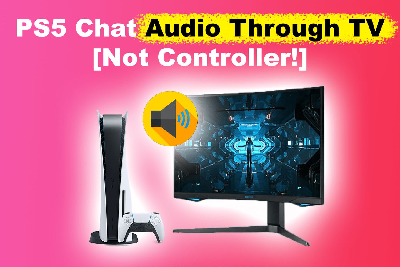 PS5 Chat Audio Through TV