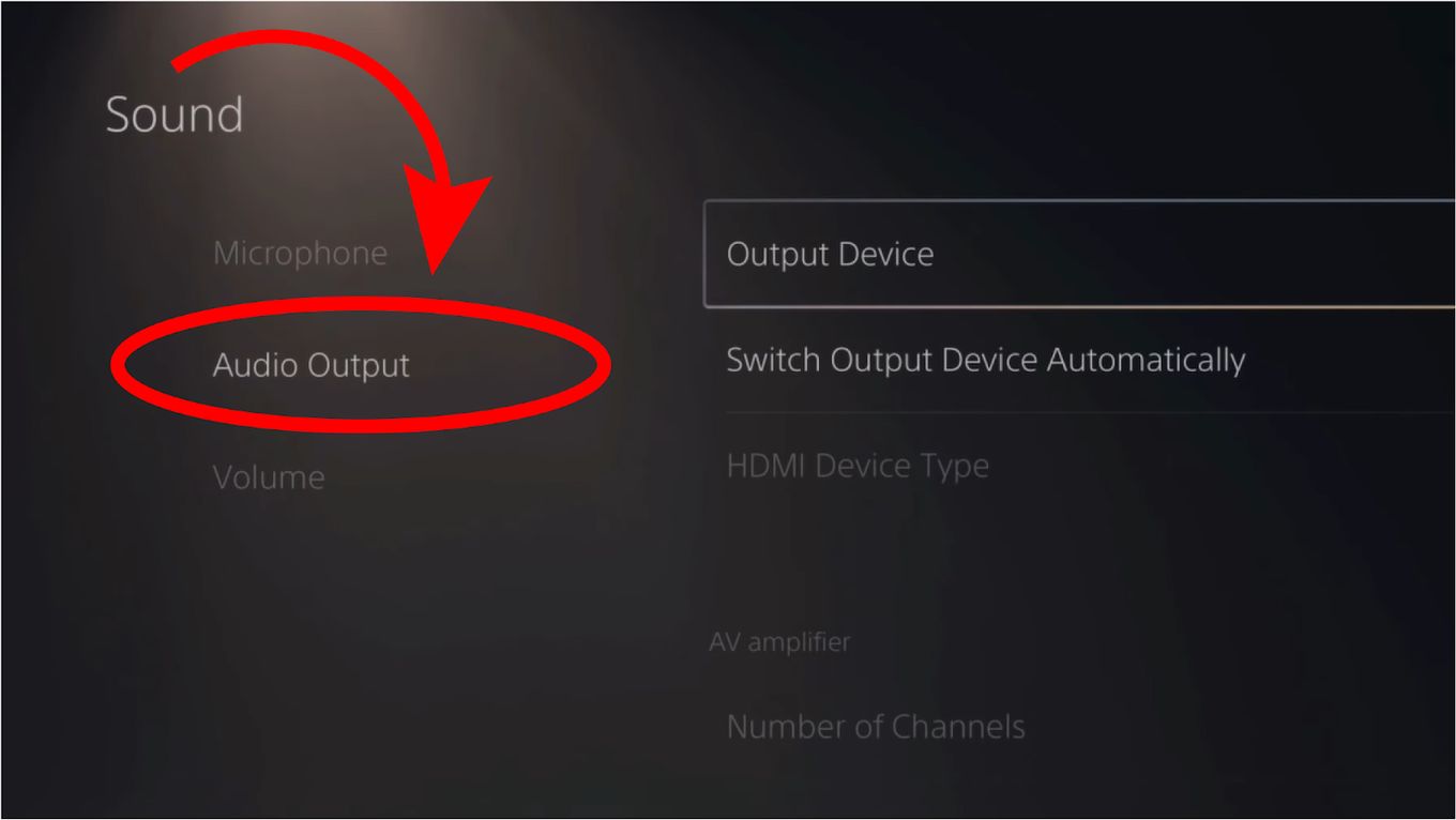 Output chat audio to tv online ps4