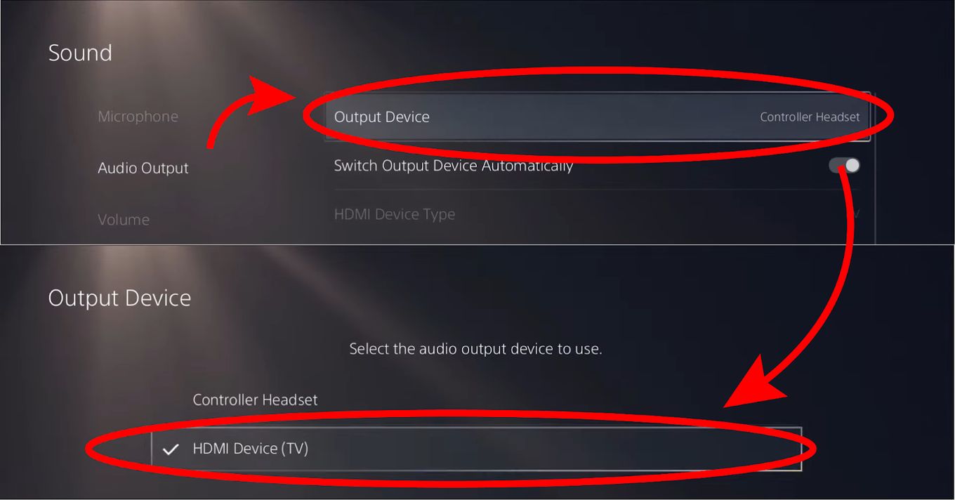 PS5 Chat Audio Through TV - Step 5