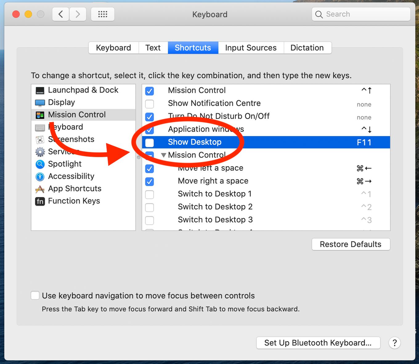 Disable default keyboard shortcut on Mac to turn Minecraft fullscreen using the key F11