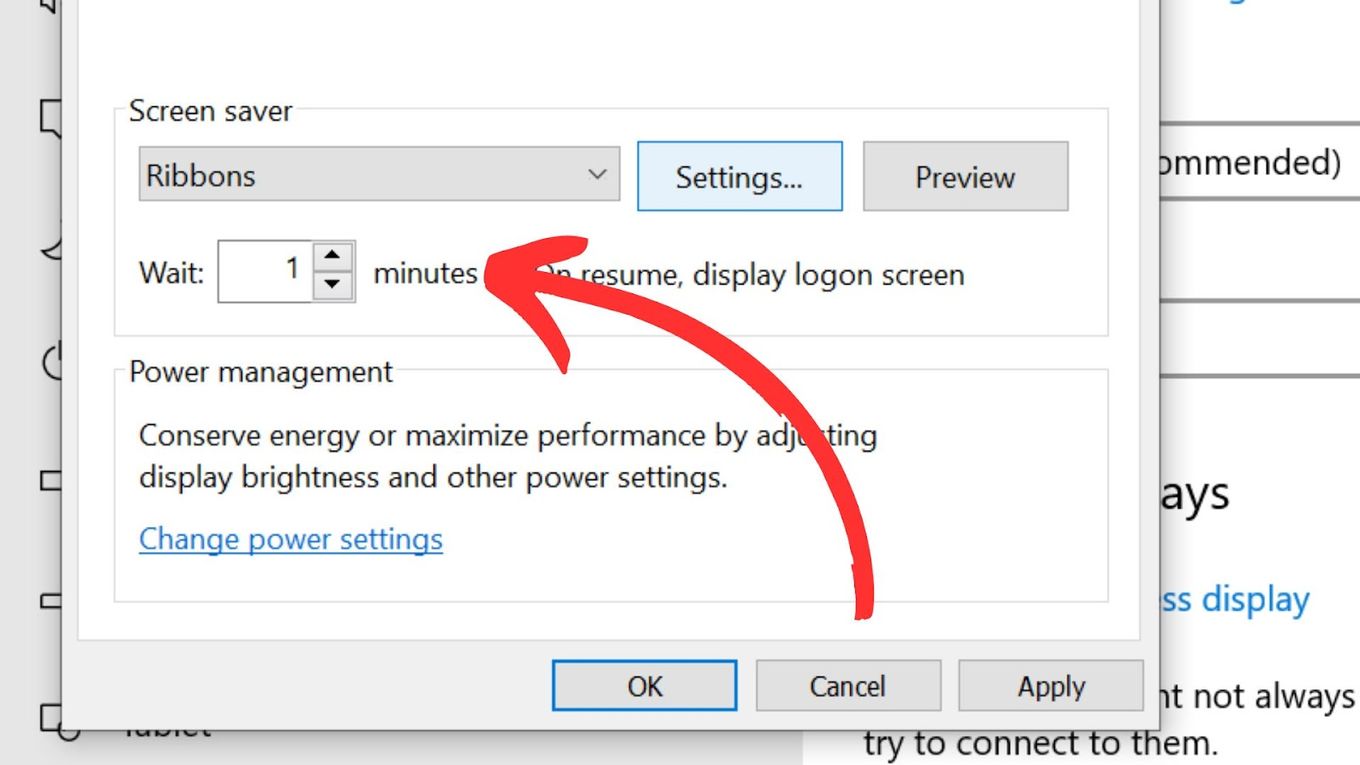 Fix Monitor Enter Power Save With Screensaver - Step 4