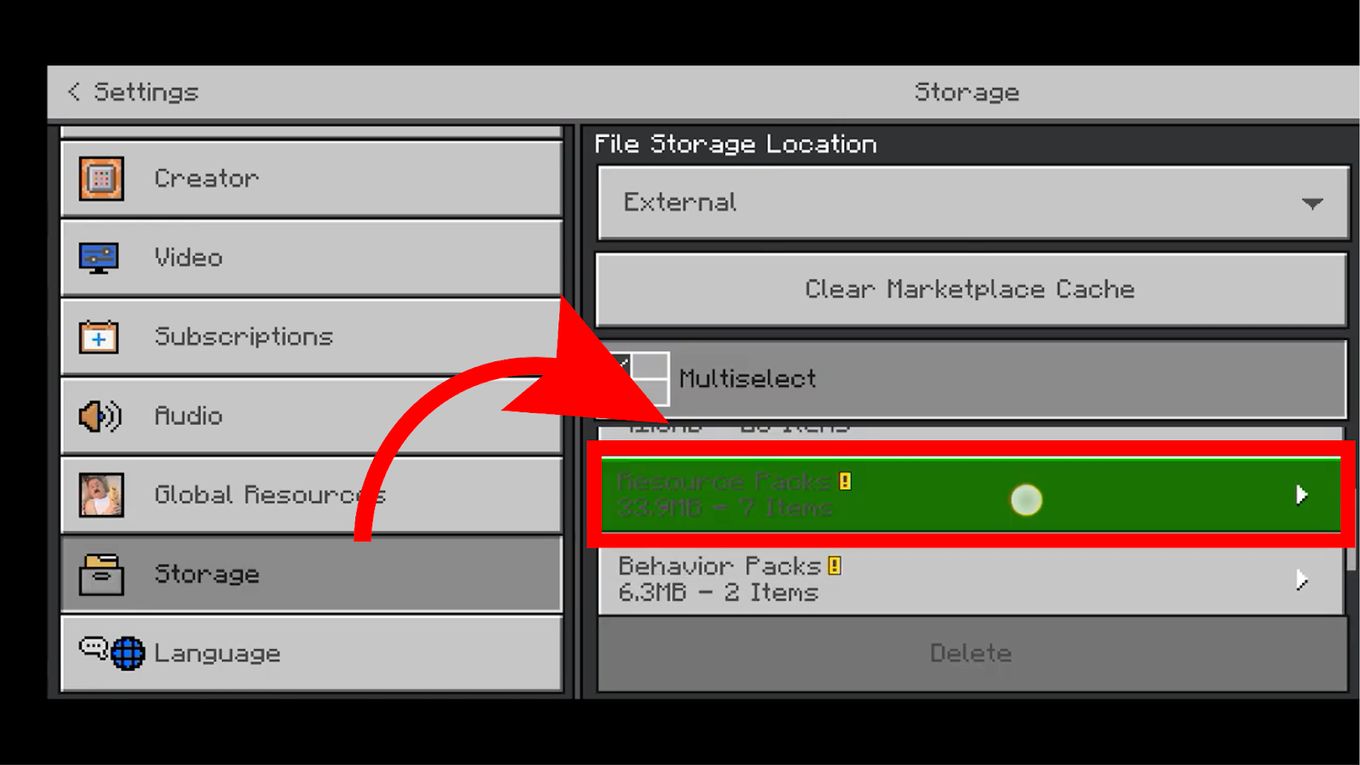 Fix Storage by Deleting Mods - Step 2