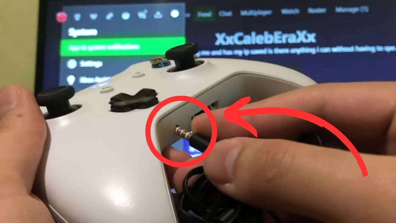 Enable Mic Monitoring on Xbox One Step 1