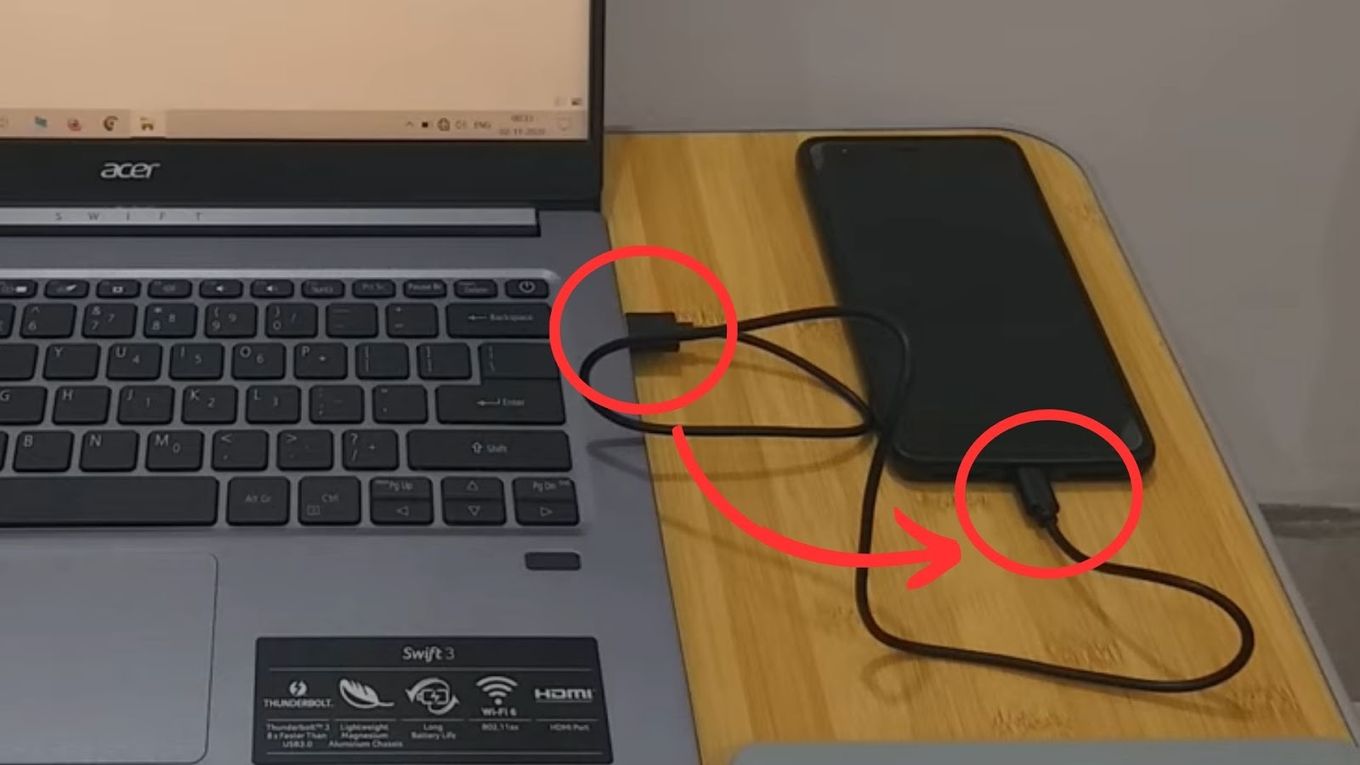 Connect PS4 To Hotspot With USB  - Step 1