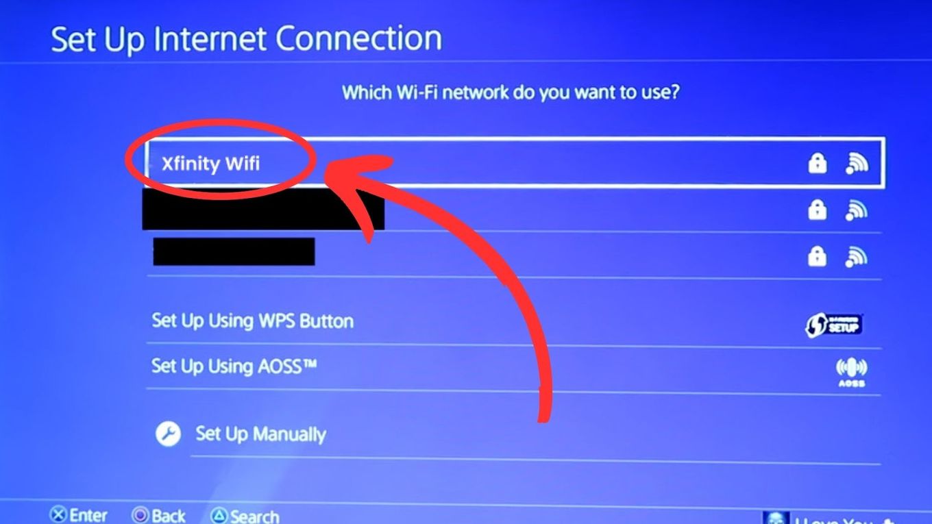 How to set hot sale up wifi ps4