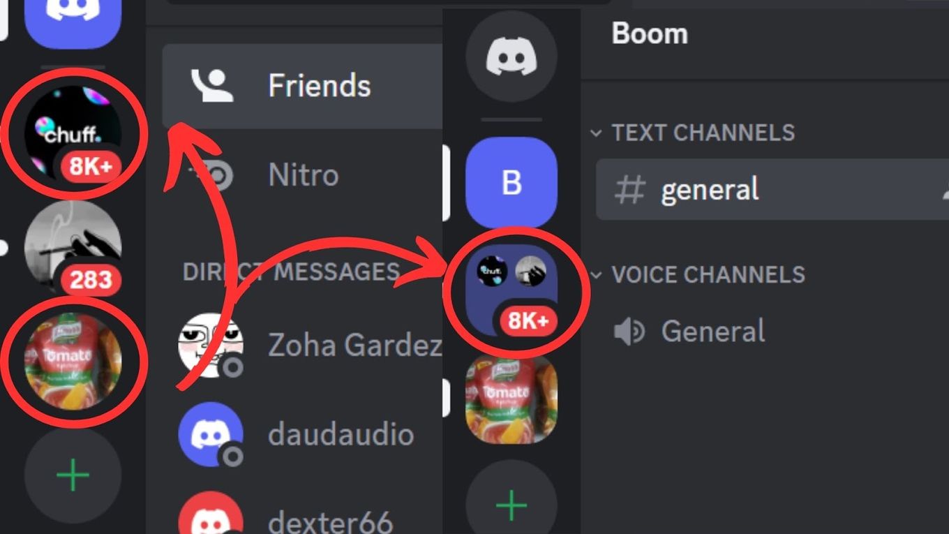 Hide Mutual Servers on Discord - Step 1