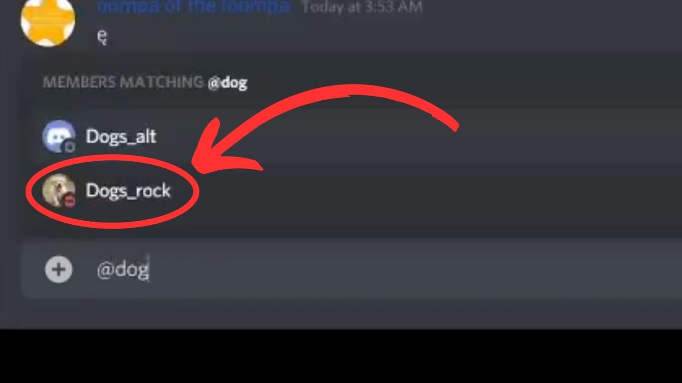 Tagging Users on Discord Server Step 2