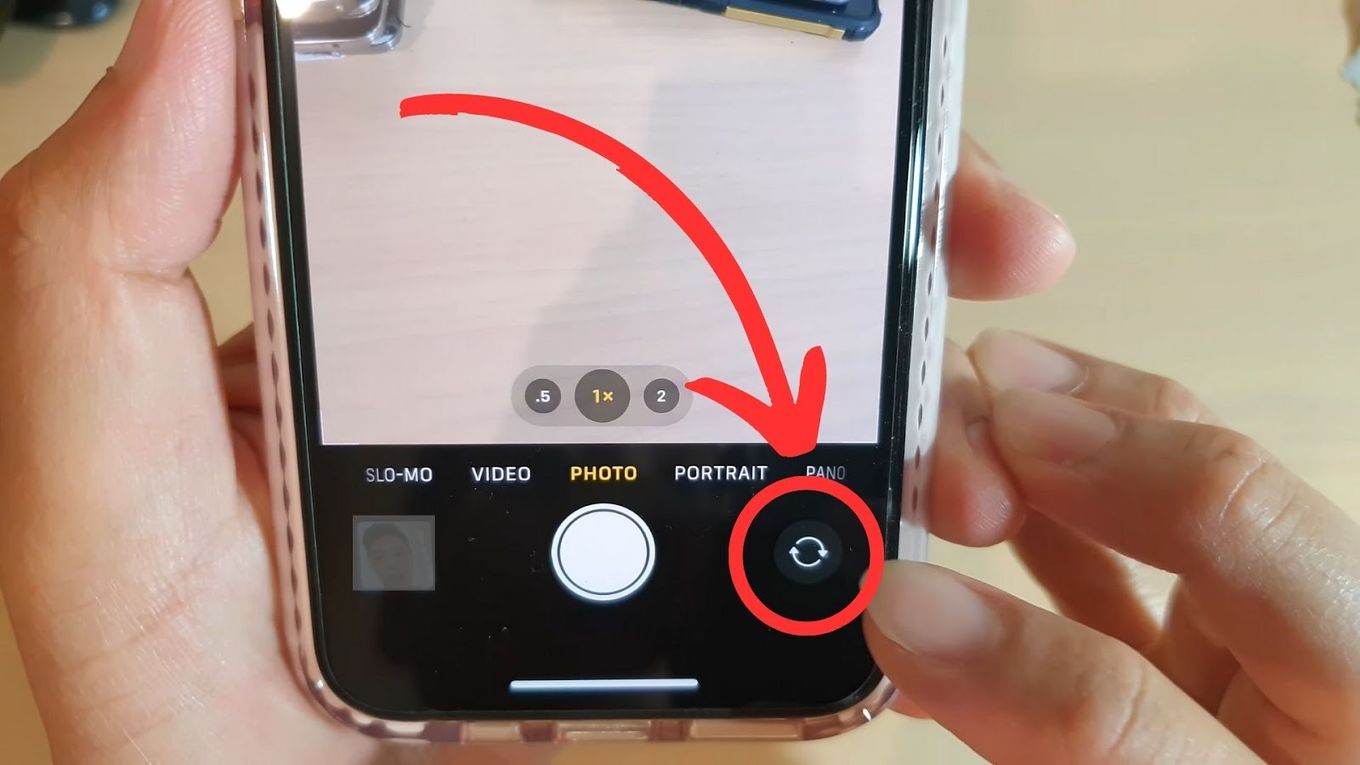 Switching Camera Modes - iPhone Black Screen Step2