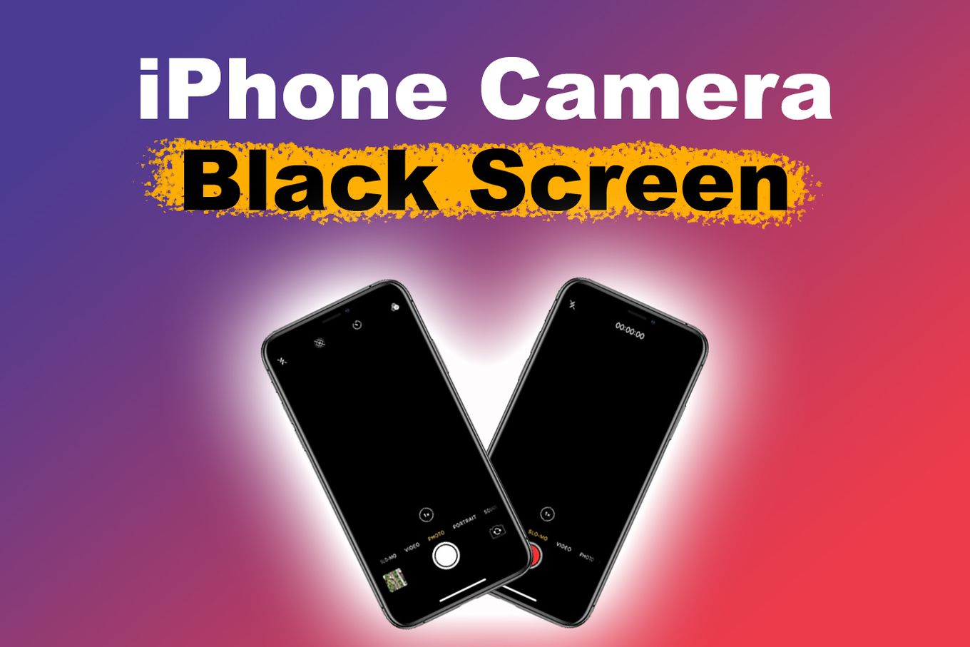 Kalmerend hersenen Toevlucht iPhone Camera Not Working / Black Screen [ ✓ Solved ]