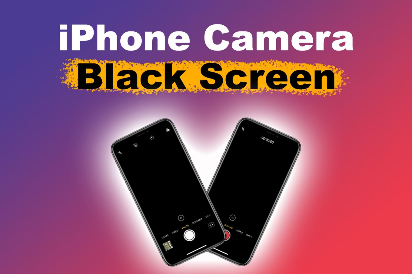 iPhone Camera Not Working / Black Screen [ Solved ]