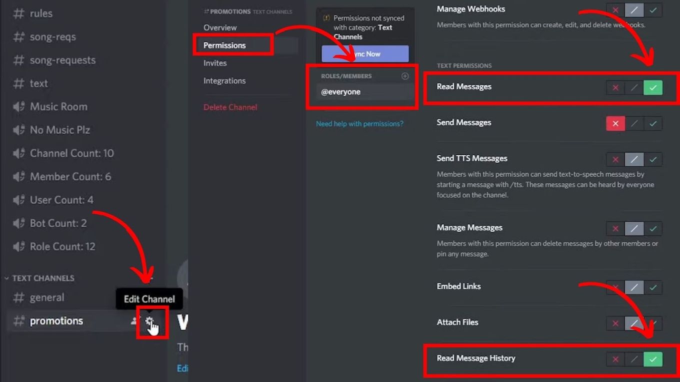 How to Setup Level Roles on Discord Server Step 4