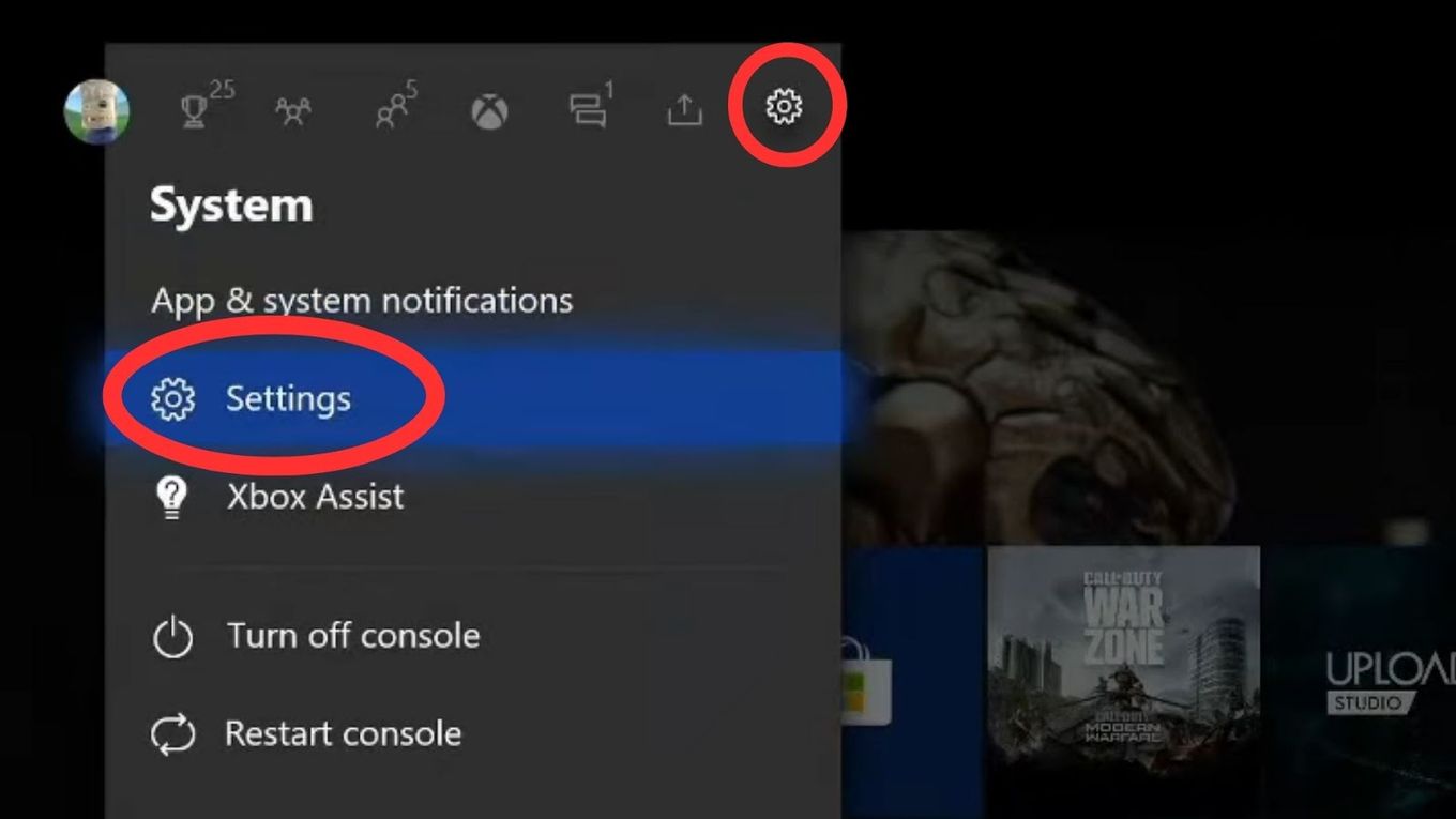 How to Factory Reset Xbox Console - Step 2