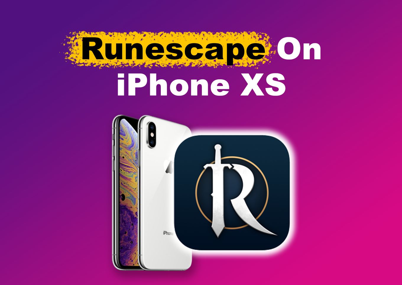 Runescape on iPhone XS